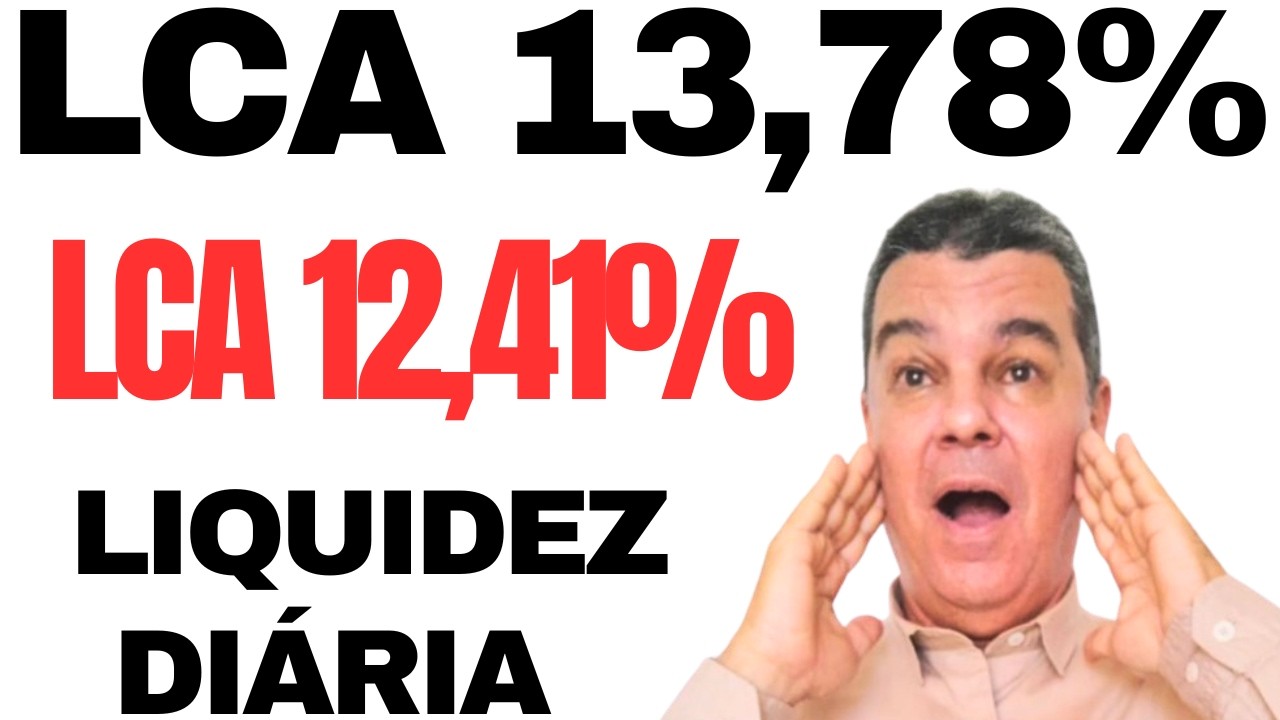 AS DUAS MELHORES OPORTUNIDADES DE INVESTIMENTOS NA RENDA FIXA EM LCA'S COM TAXAS DIFERENCIADAS 💶