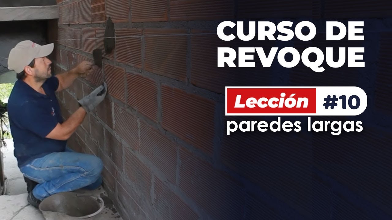 C&oacute;mo REVOCAR PAREDES LARGAS sin deformaciones, hazlo F&Aacute;CIL paso a paso 📚  LECCI&Oacute;N 10: