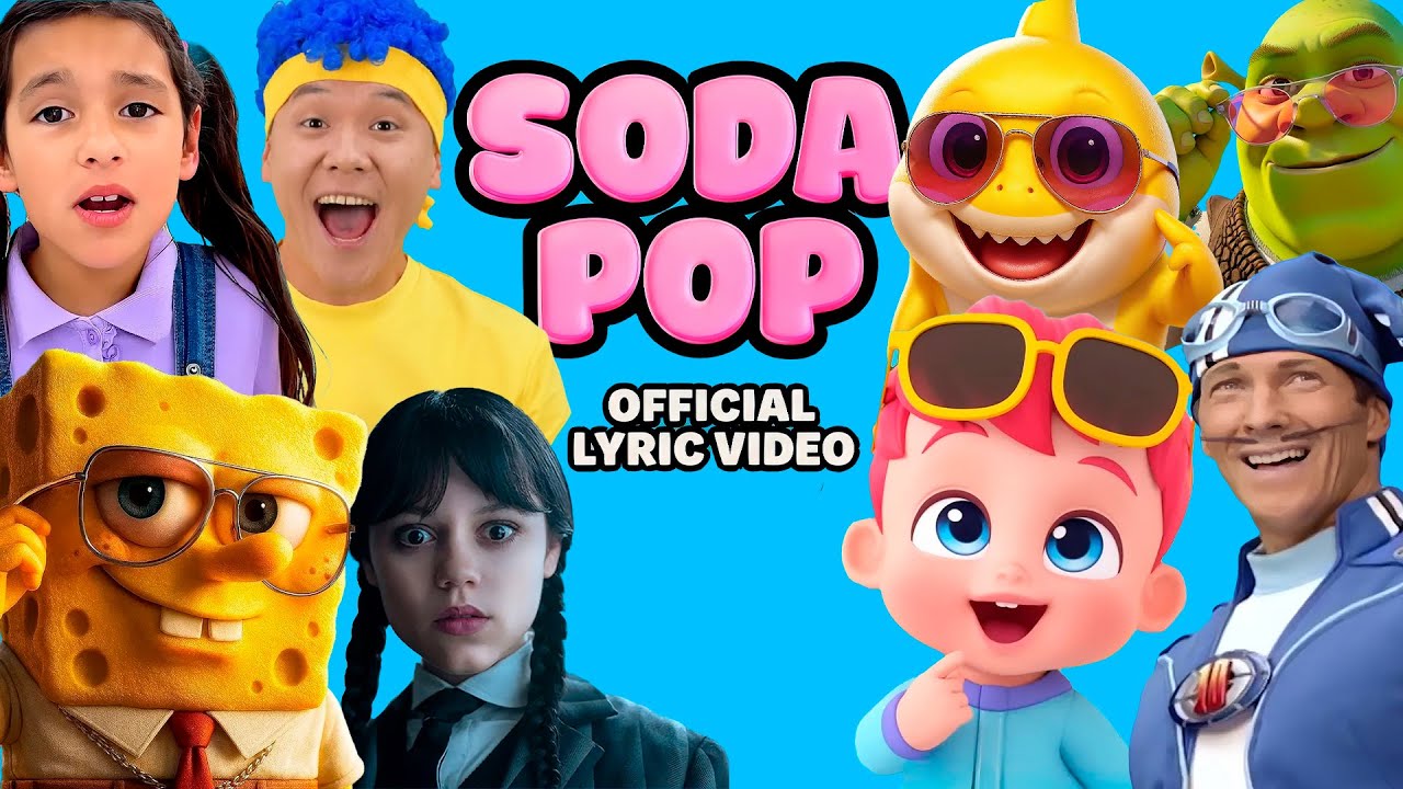 SODA POP x MEGAMIX (Covers) | D Billions, LazyTown, Wednesday, Pinkfong, Spongebob
