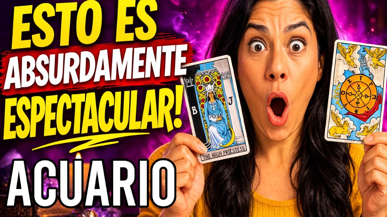 ACUARIO ⚠️ LO QUE VIENE EN LAS PROXIMAS SEMANAS! CAMBIARA TU VIDA PARA SIEMPRE!  ⚠️  #ACUARIO