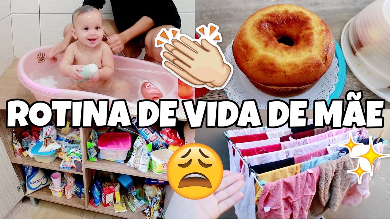 NOSSA ROTINA DA MANHÃ | LAVEI ROUPAS DA BEBÊ | ARRUMEI O ARMÁRIO DA COZINHA