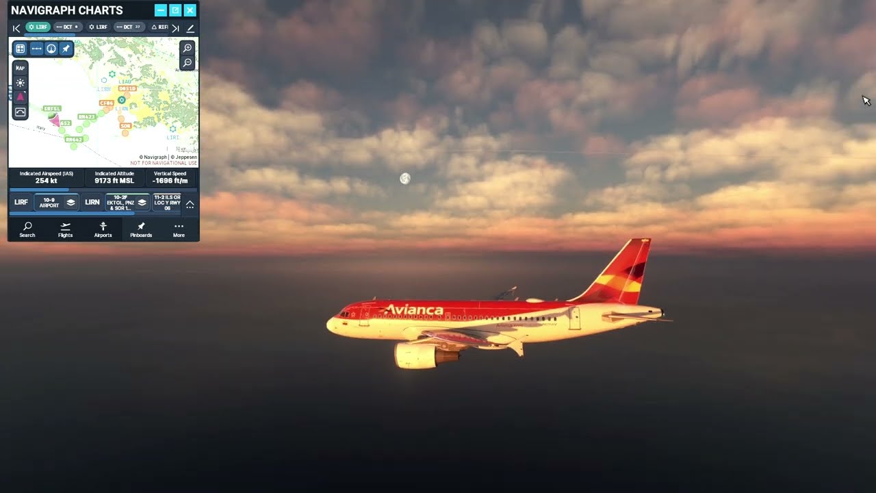 AV A319 Full Moon Arr NAP ‐ T 313