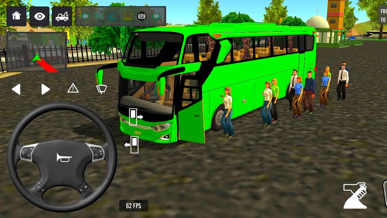 Indonesia Coach bus driving | Euro bus simulator 2025 Android gameplay #game 1