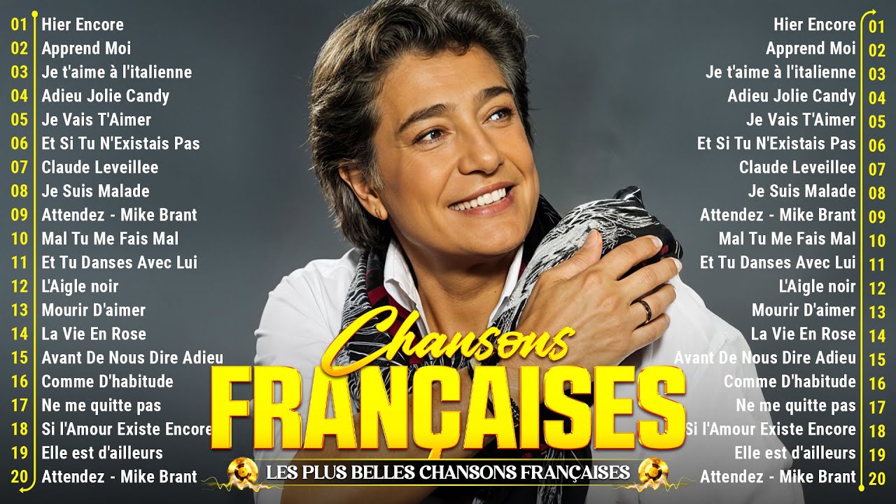 Les Plus Belles Chansons Françaises 🗼❤️♫ Hervé Vilard, Jean Jacques Lafon, Mike Brant, F François