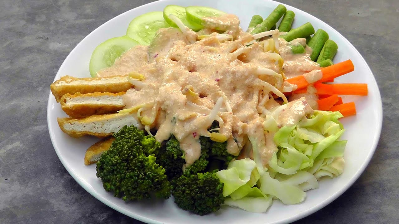 Indonesian Gado-Gado - Vegan Vegetarian Recipe