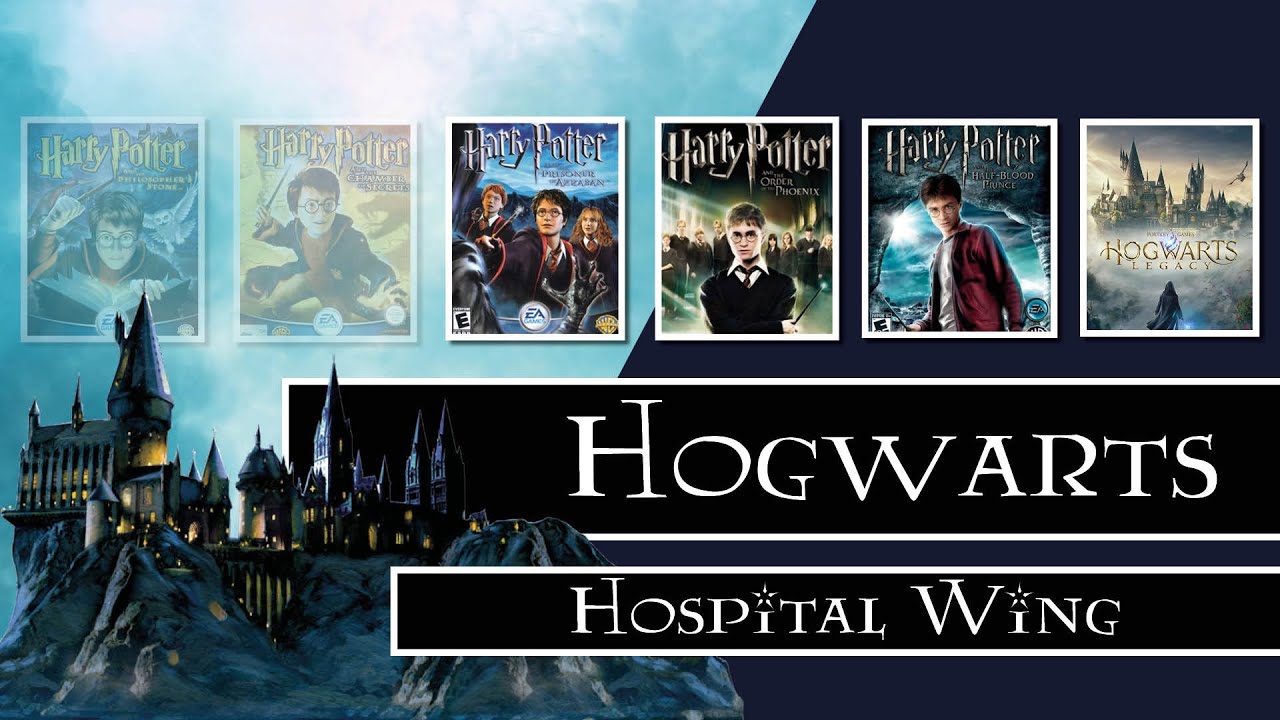 Harry Potter games & Hogwarts Legacy comparison - The Hospital Wing