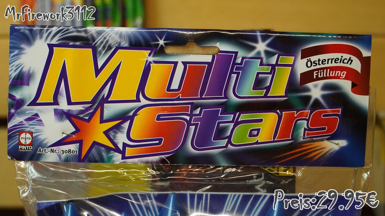 Pinto Multi Stars Raketen NEM: bis 35g/Stk. Preis: 29.95€/Pack |4k