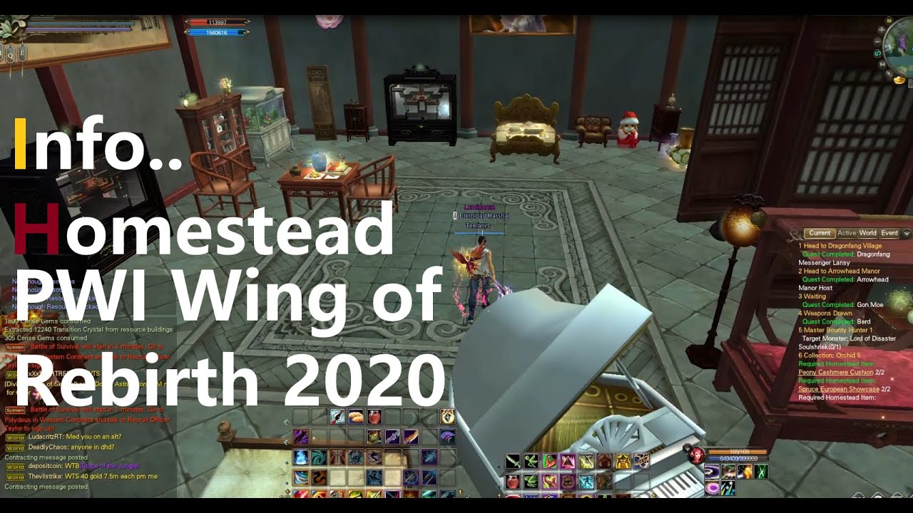 PWI  2020 Guia de la HomeStead (Casa) en Español sirve al año 2021