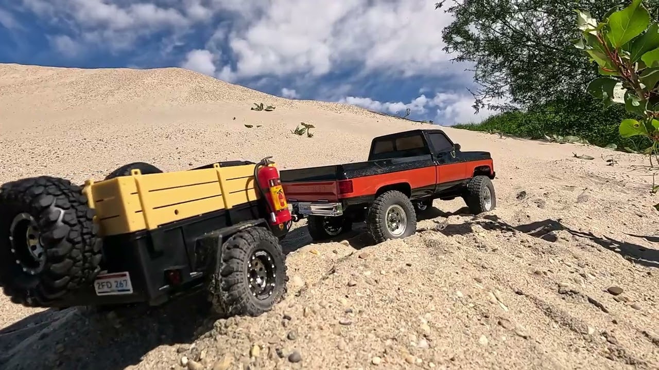 FMS 1:18 FCX18 Chevrolet K10 RC CRAWLER TEST