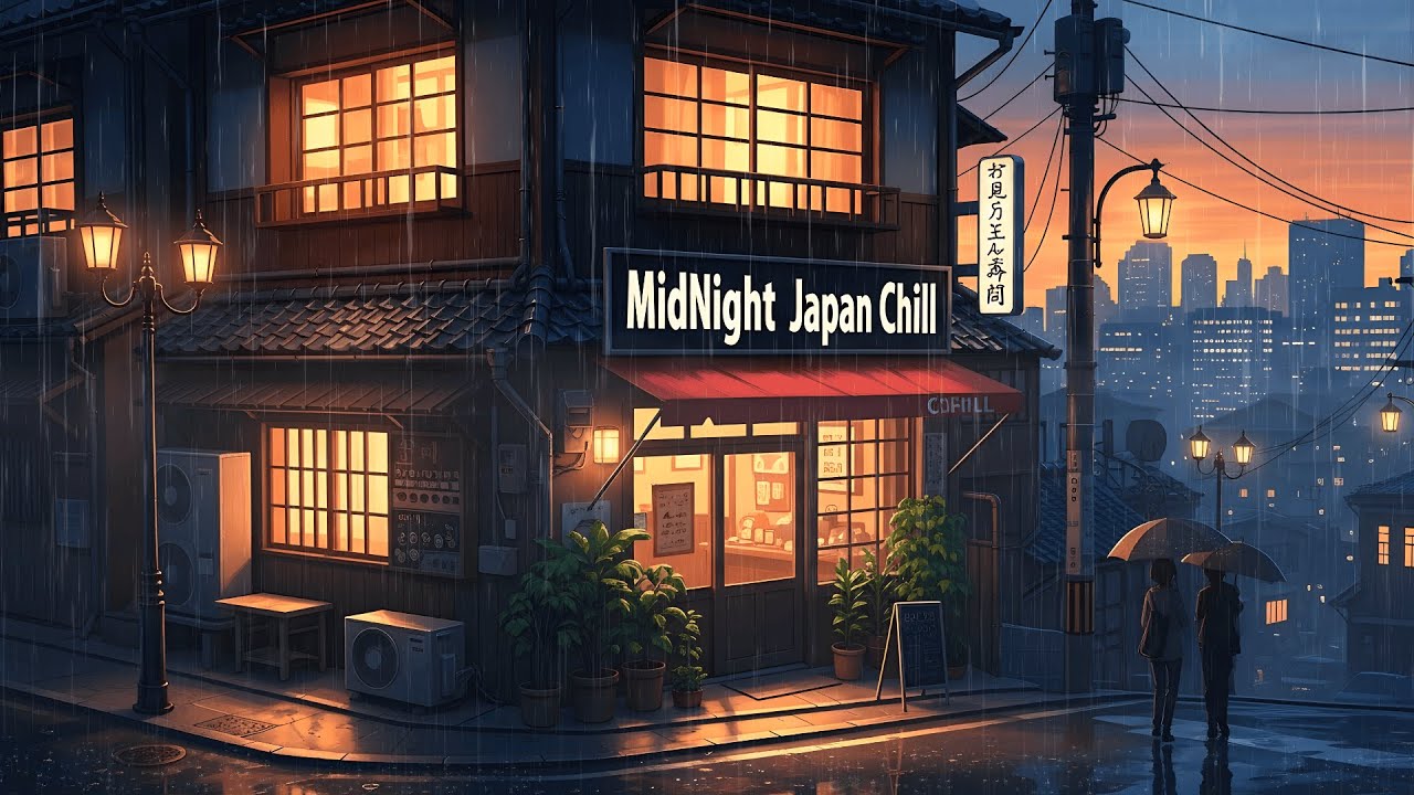 Midnight in Japan 🌙 Lofi Vibes to Study, Work, and Dream