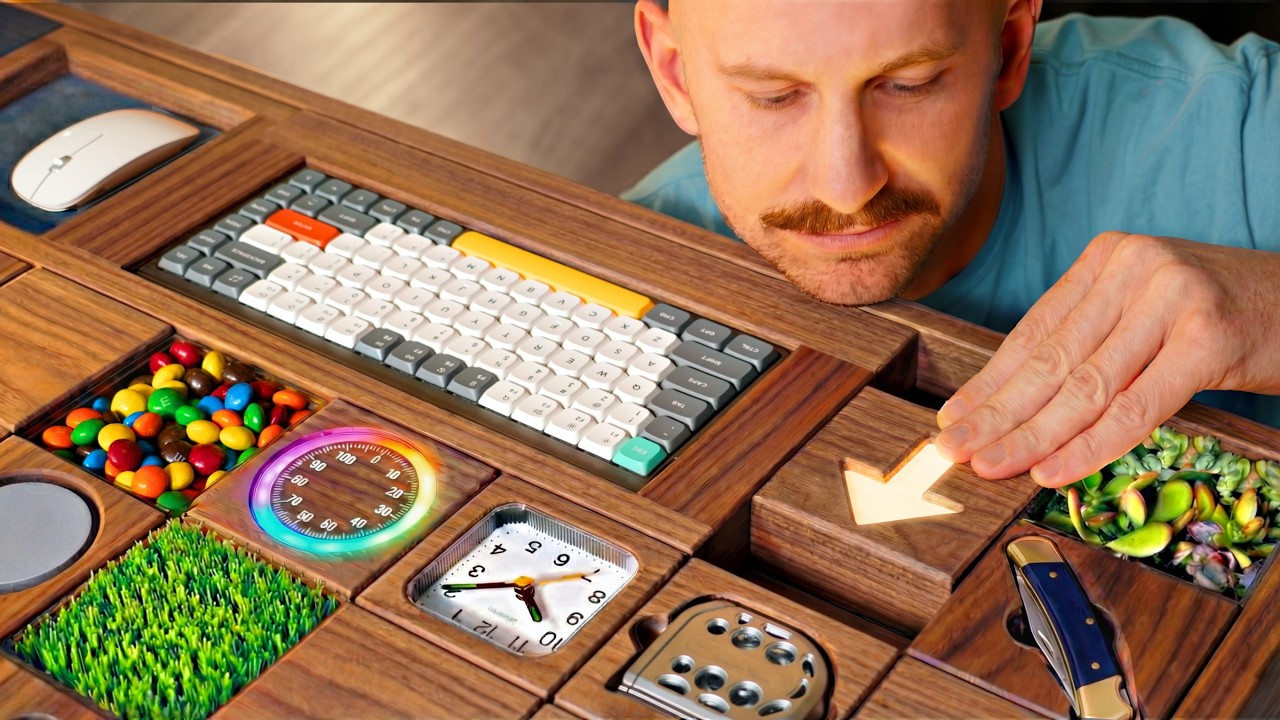 I Made a Desk For Endless Fidgeting