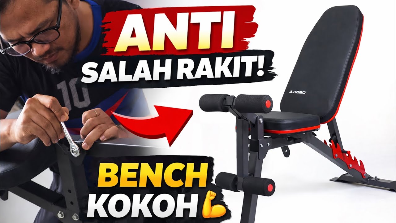 Cara Merakit Dumbbell Bench BM-1205HE | Pemula Pasti BISA!!