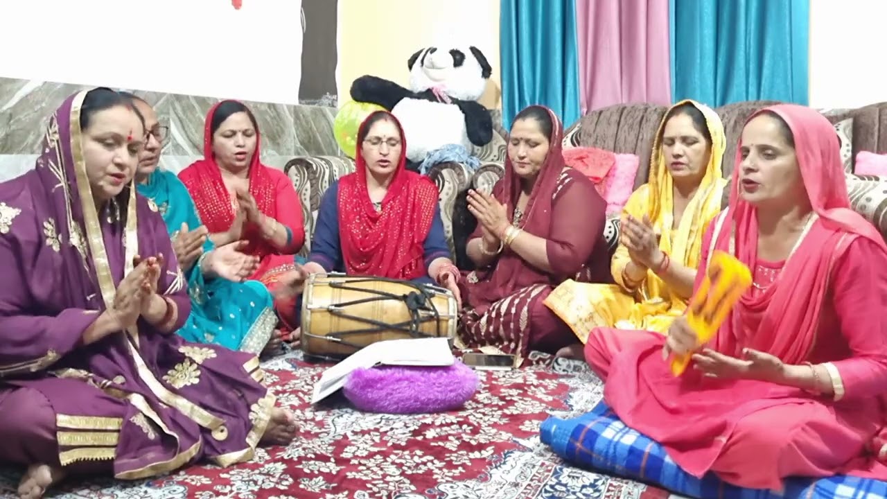 #bhajanपूर्णिमा स्पैशल भजन ।।नी मैं प्यार गुरां दे नाल पा लेया लोकी मैंनू कैंण कमली #kirtan 🙏🏻
