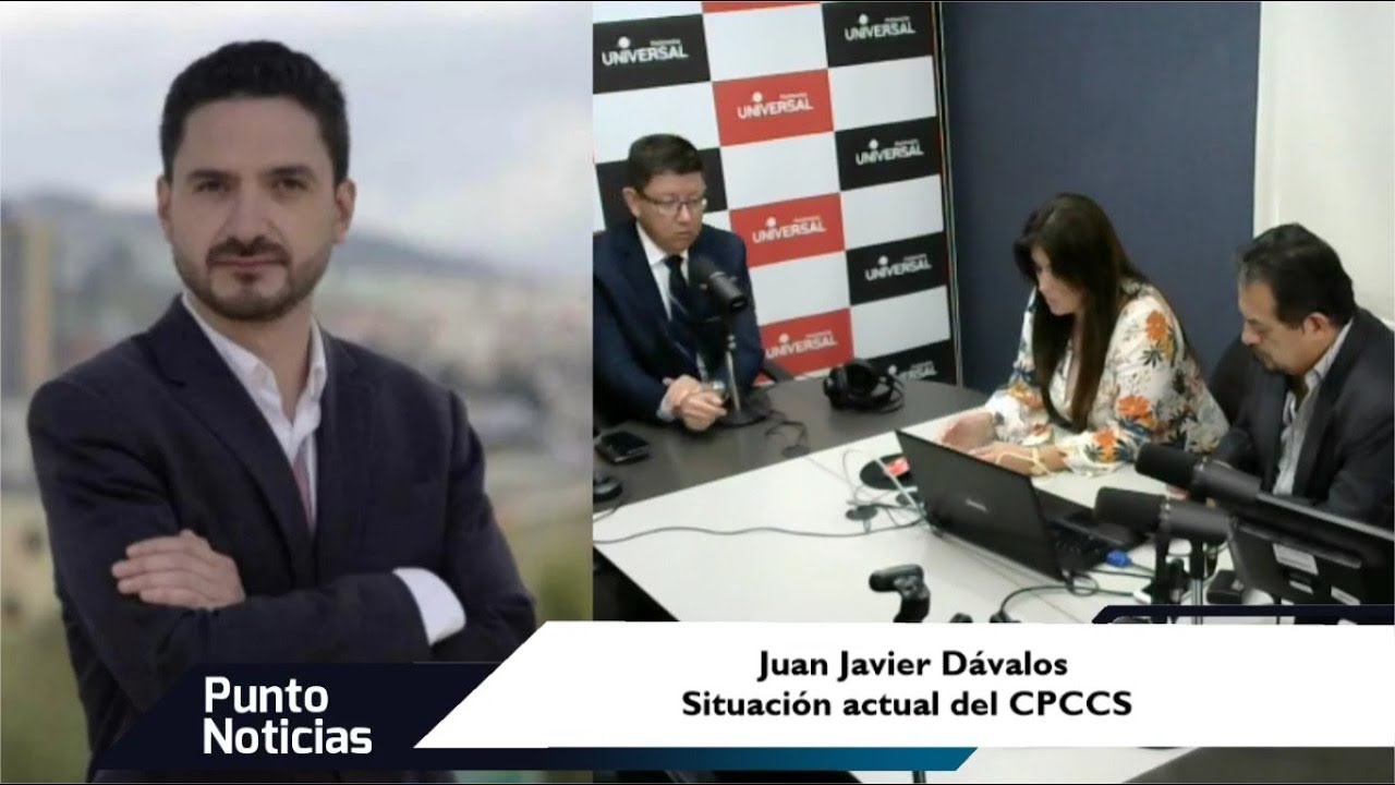🎙#PuntoContrapunto -  Rafael Oyarte - Juan Javier Dávalos - Tema CPCCS