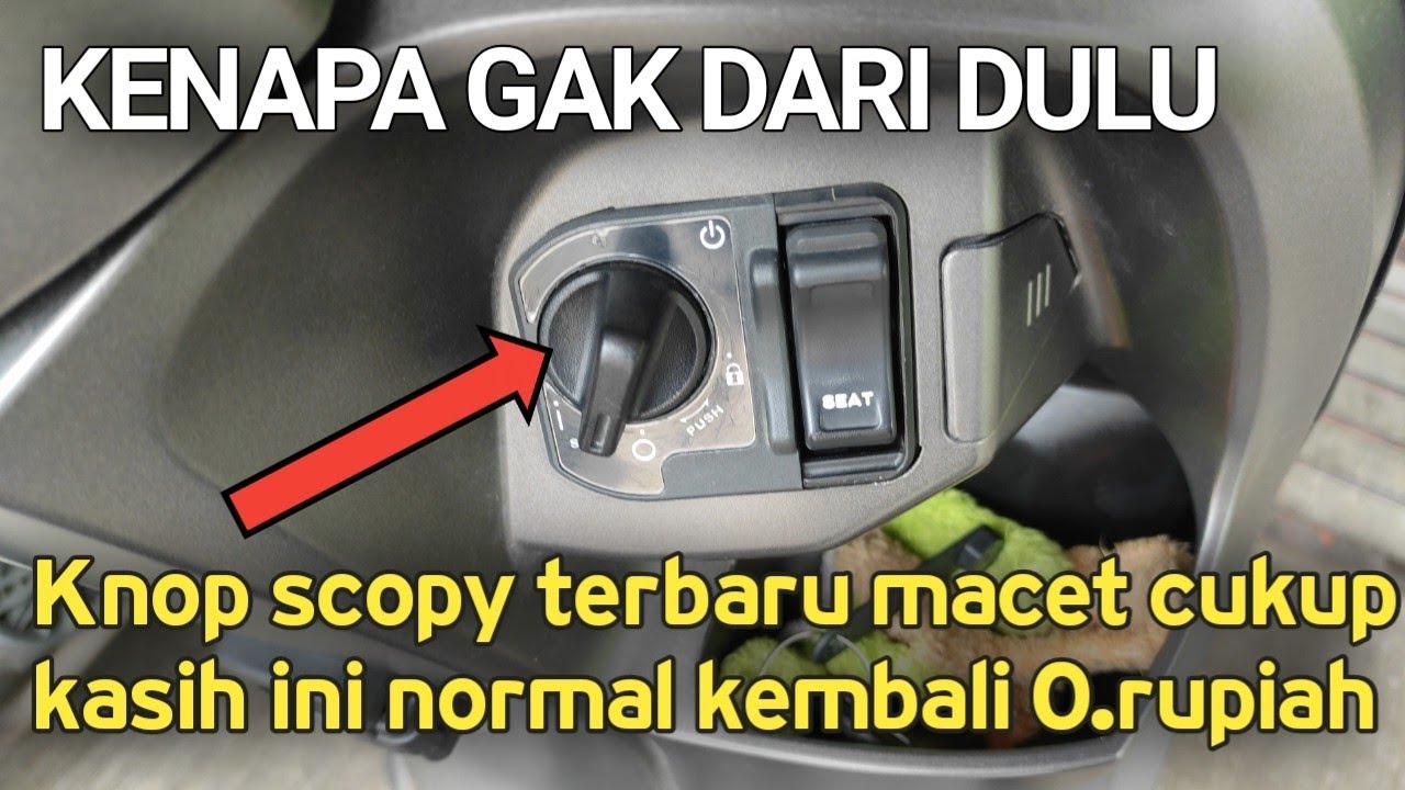 knop scoopy terbaru macet cukup kasih ini normal kembali 0.Rp