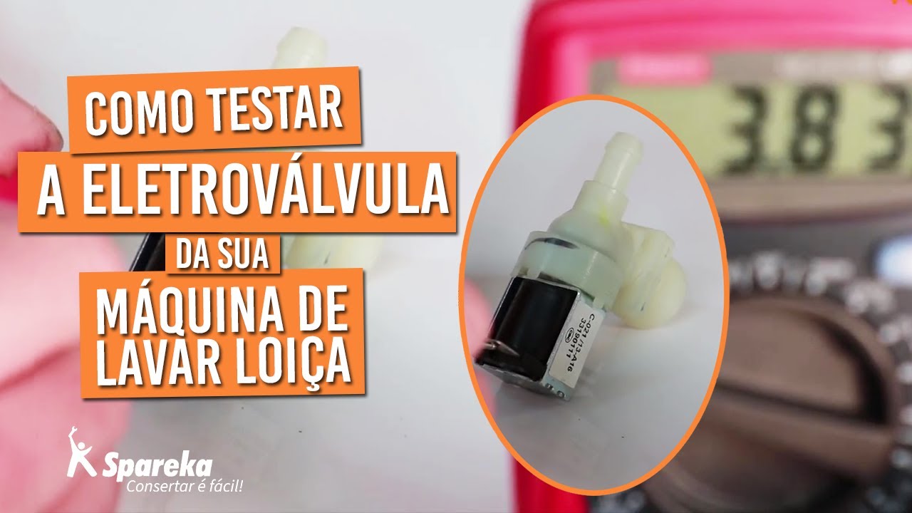 Como testar a eletroválvula da sua máquina de lavar loiça