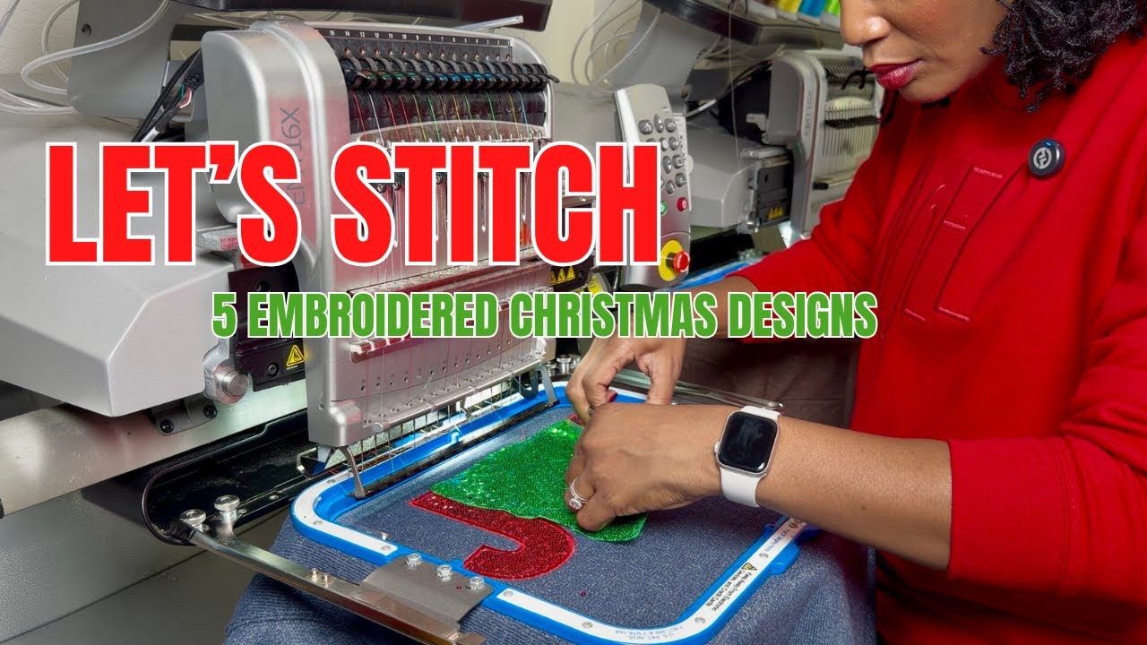 Not Your Average Embroidery Designs | Stitching Christmas Magic