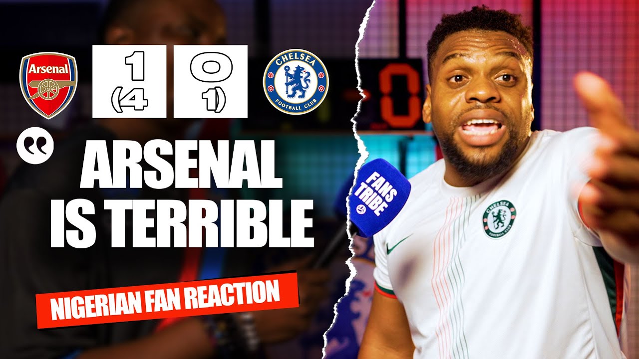 ARSENAL 1-0 CHELSEA (4*-2) - ( Miracle - NIGERIAN FAN REACTION) - Carabao Cup 2025/2026