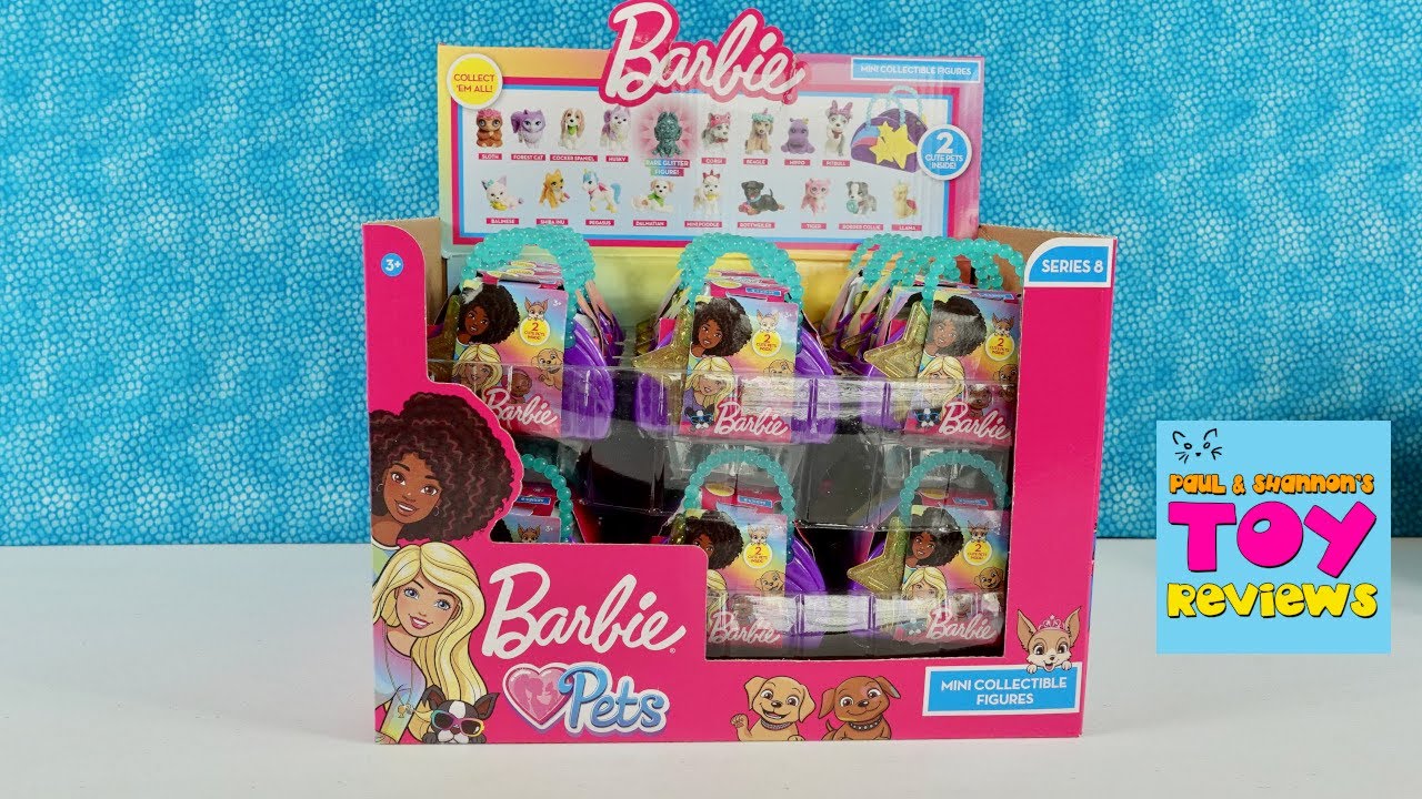 Barbie Pets Series 8 Blind Bag Figure Opening Review | PSToyReviews