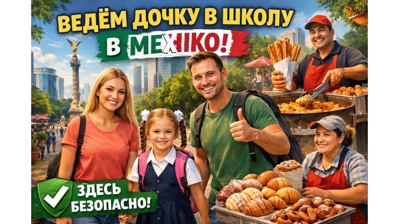 Вот так выглядит “опасная” Мексика: обычное утро перед школой