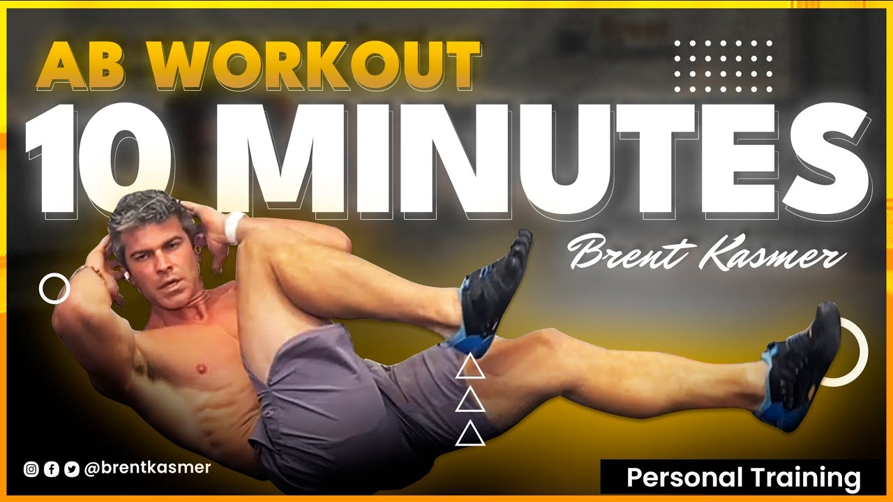 Best Home Ab Workout in 10 Minutes for Six Pack Abs (No Equipment Needed) | Brent Kasmer