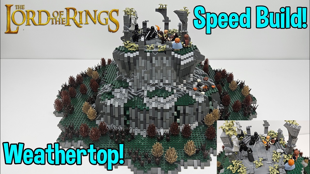 LEGO® Speed Build: Weathertop! | The Lord of the Rings! | in 4K! | #lego #speedbuild