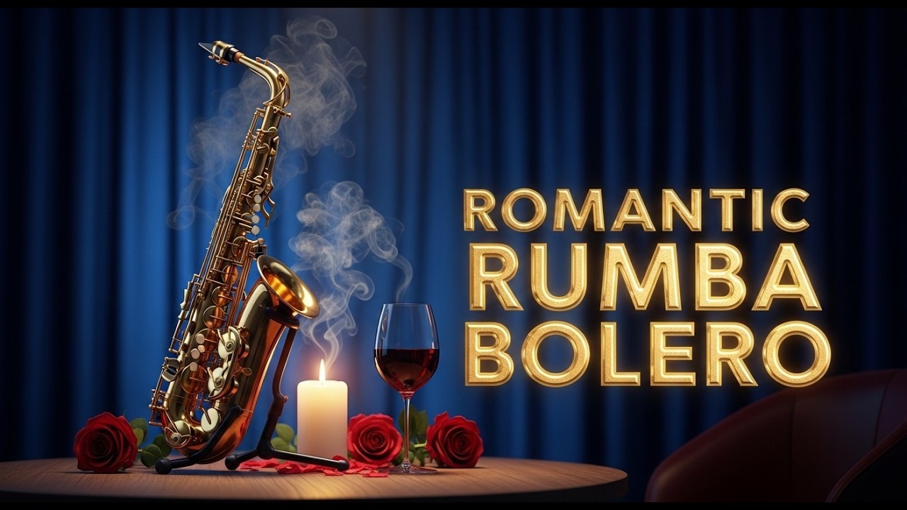 🎷 Romantic Rumba Bolero Sax Passion Night EN VIVO 🔴 Música Instrumental Suave para Noches de Amor