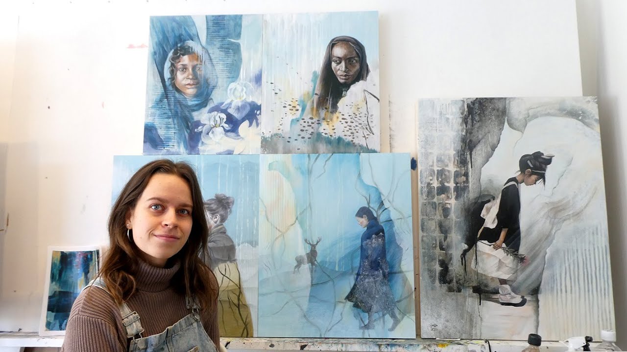 I found my art style with the Milan Art Institute - online Mastery program week 31-35