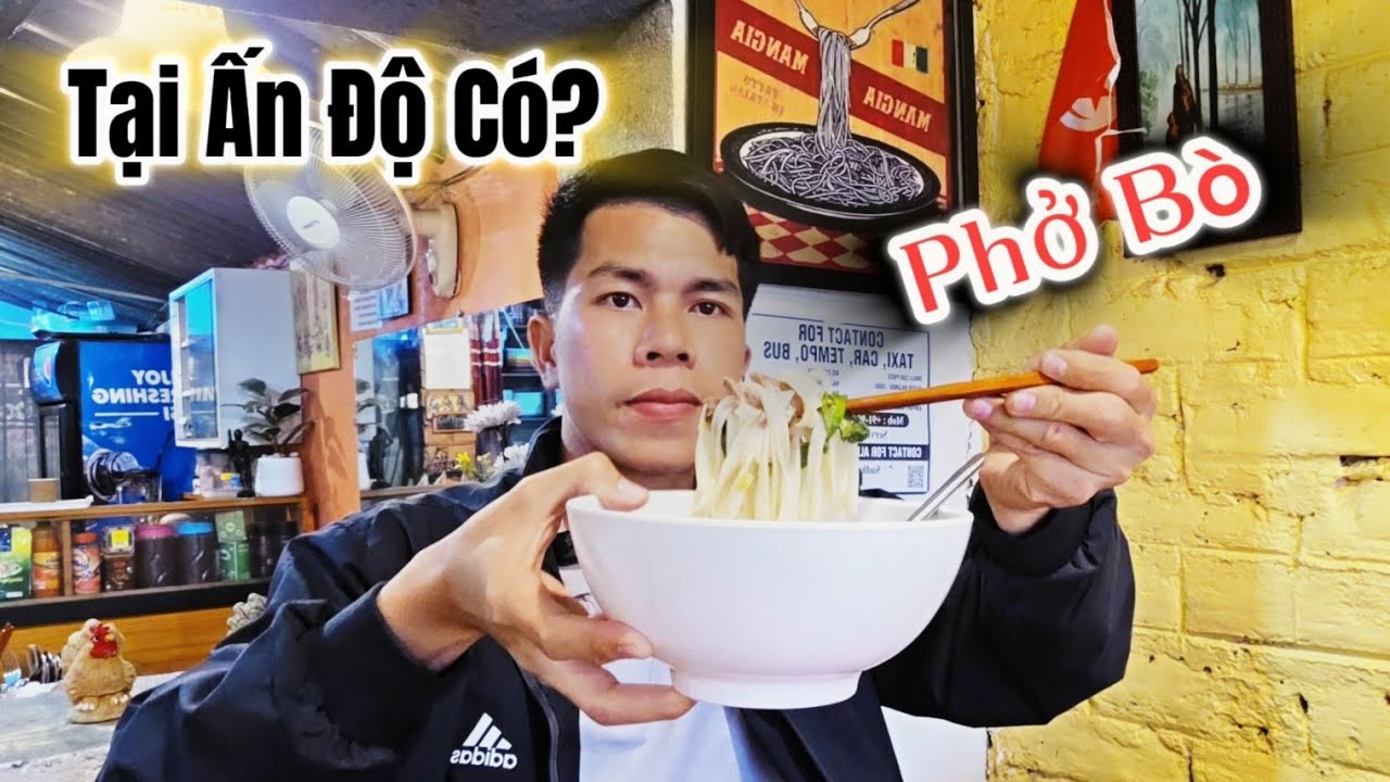 Ăn thử Phở Bò tại đất nước Ấn Độ xem có gì khác biệt! #QuangThanhVlog #quangthanhvlog