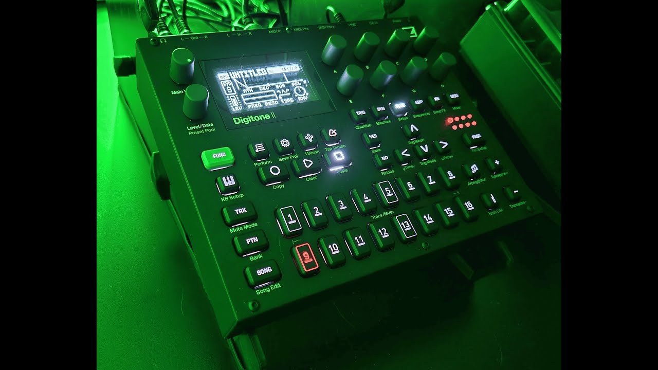 Digitone 2 Live Techno Jam