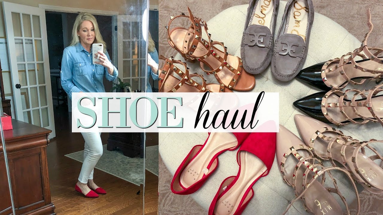 Spring TRY ON HAUL | Shoes & White Jeans