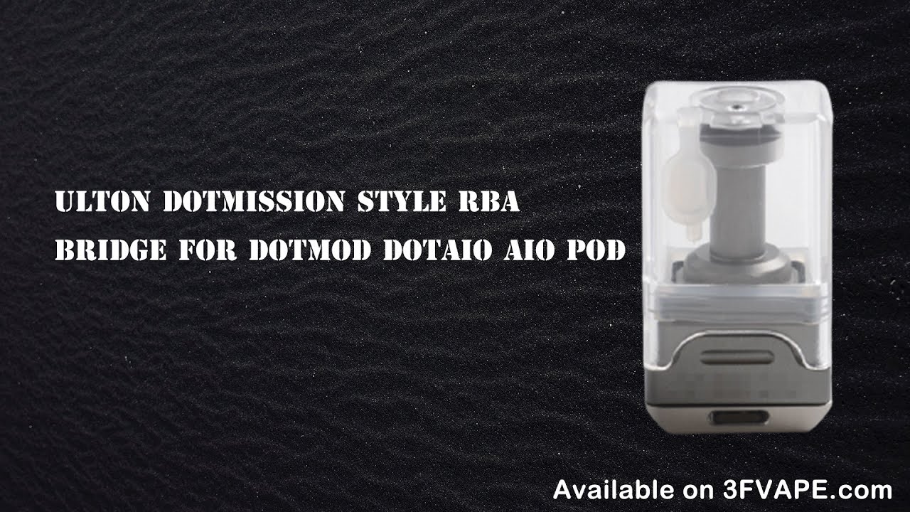 ULTON DotMission Style RBA Bridge for DotMod DotAIO AIO Pod