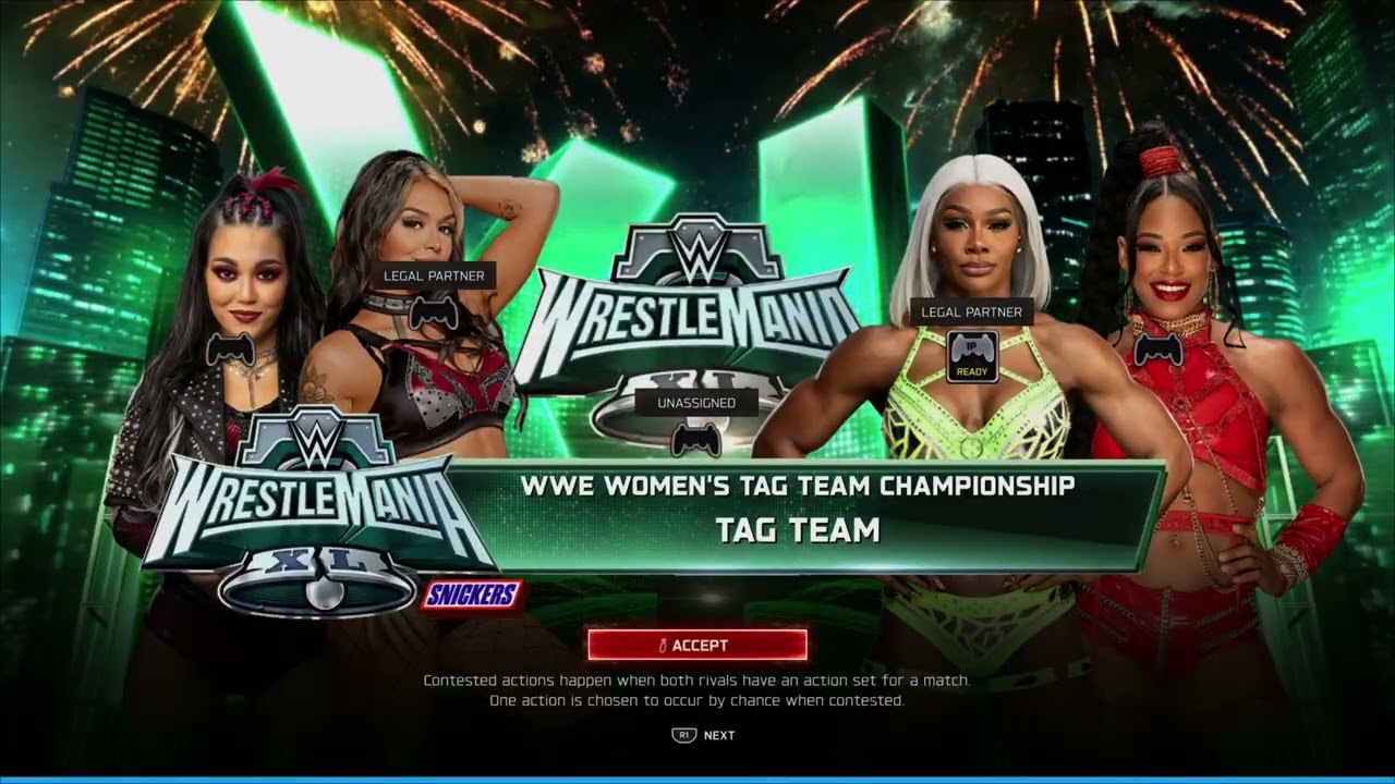 WWE 2K25 Universe Mode #58- WrestleMania Night 2 Part 1