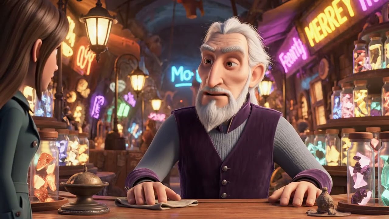 The Memory Bazaar – An Animated Market of Moments & Magic