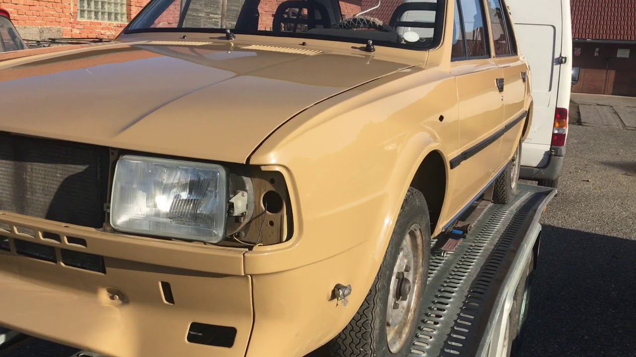 Škoda 130GL - renovace laku - hotovo