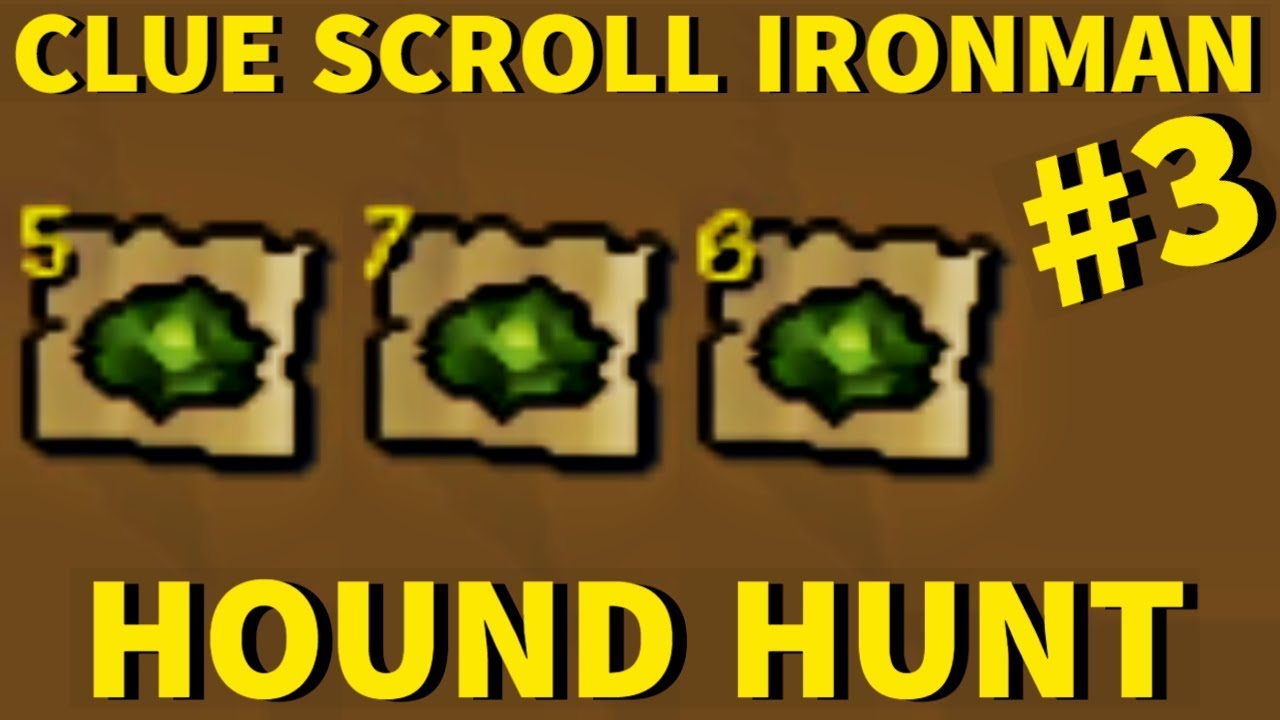 I HATE CABBAGE! - Clue Scroll Ironman #3 (Hound Hunt)