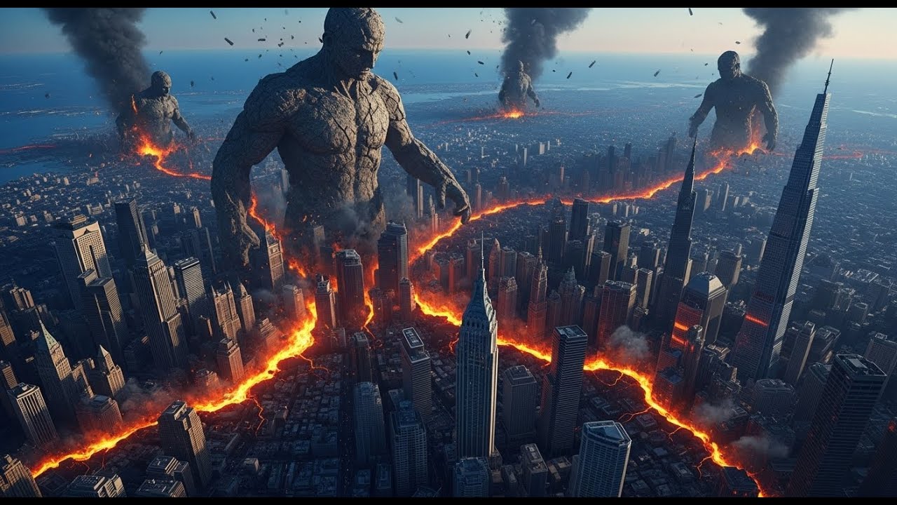 Titans After Endless Colossal Beings Broke Through the Earth’s Crust, Humanity Was Forced Into Dark