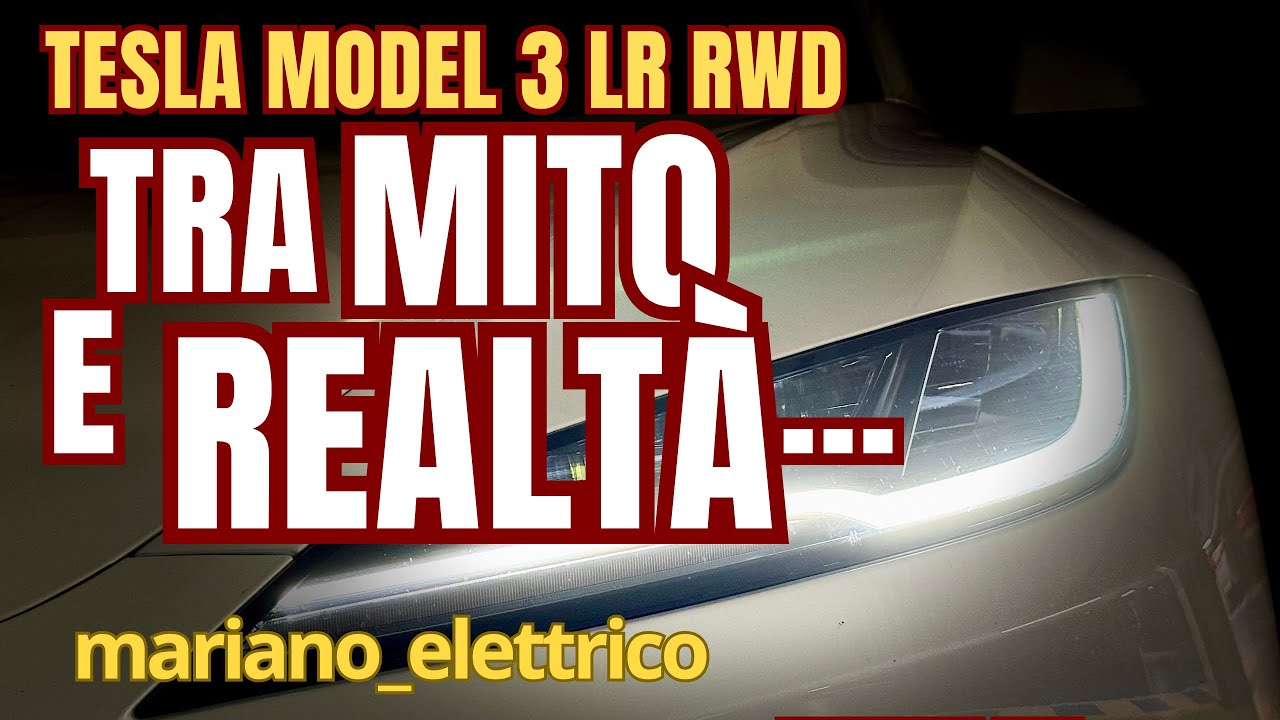 Tra MITO e REALTÀ/ Tesla MODEL 3 Long Range Rwd (LA TESLA DA 702 km WLTP) alla PROVA CONSUMI