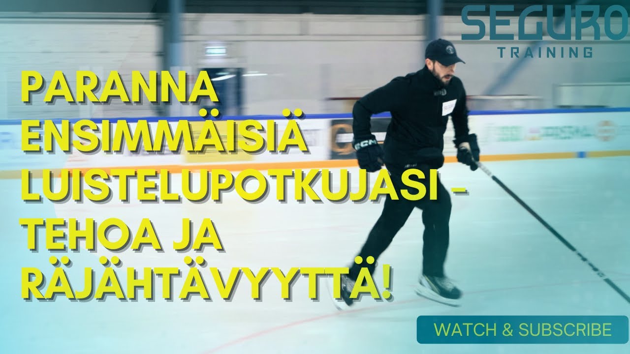 Paranna Ensimmäisiä Luistelupotkujasi - Tehoa ja Räjähtävyyttä! 🏒⛸