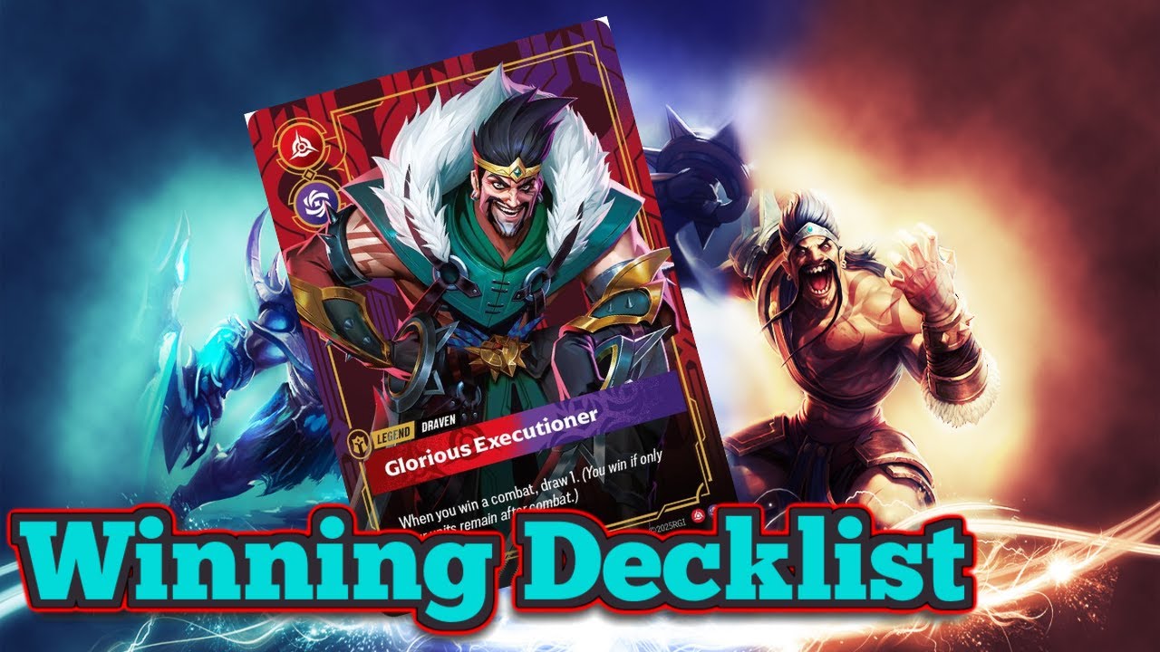 Tournament Winning Draven Decklist! - Spiritforged Riftbound Decklist