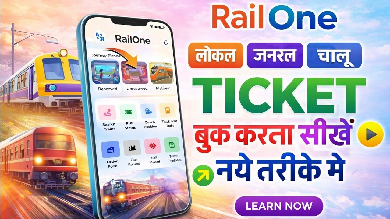 Railone App Se Ticket Kaise Book Kare | How to book train ticket online railone app | Railone tatkal