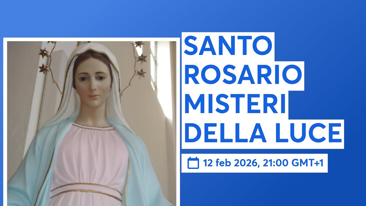 SANTO ROSARIO MISTERI DELLA LUCE PREGHIAMO PER LA PACE E PER TUTTE LE VOSTRE INTENZIONI