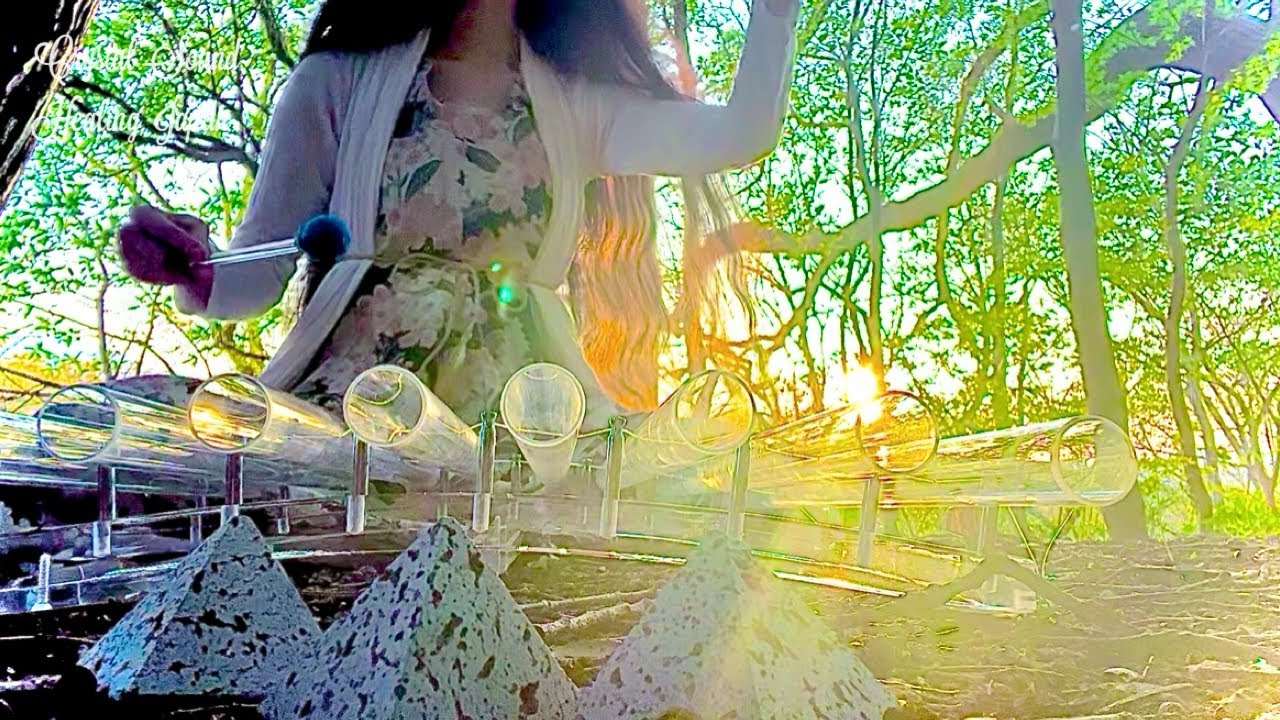 【多次元サウンドヒーリング】 春分 432Hz 富士山 レムリア 古代エジプト Quartzophone クリスタル ハープ ライアー