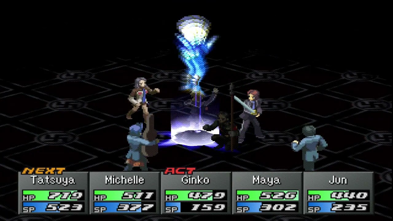 Persona 2 Innocent Sin (PSX) Final Boss:  Hitler/Great Father & Ending