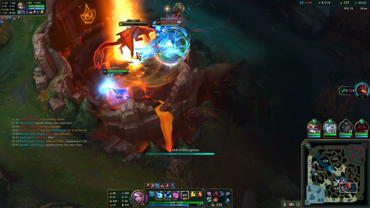 League of Legends | ahri dragon steal