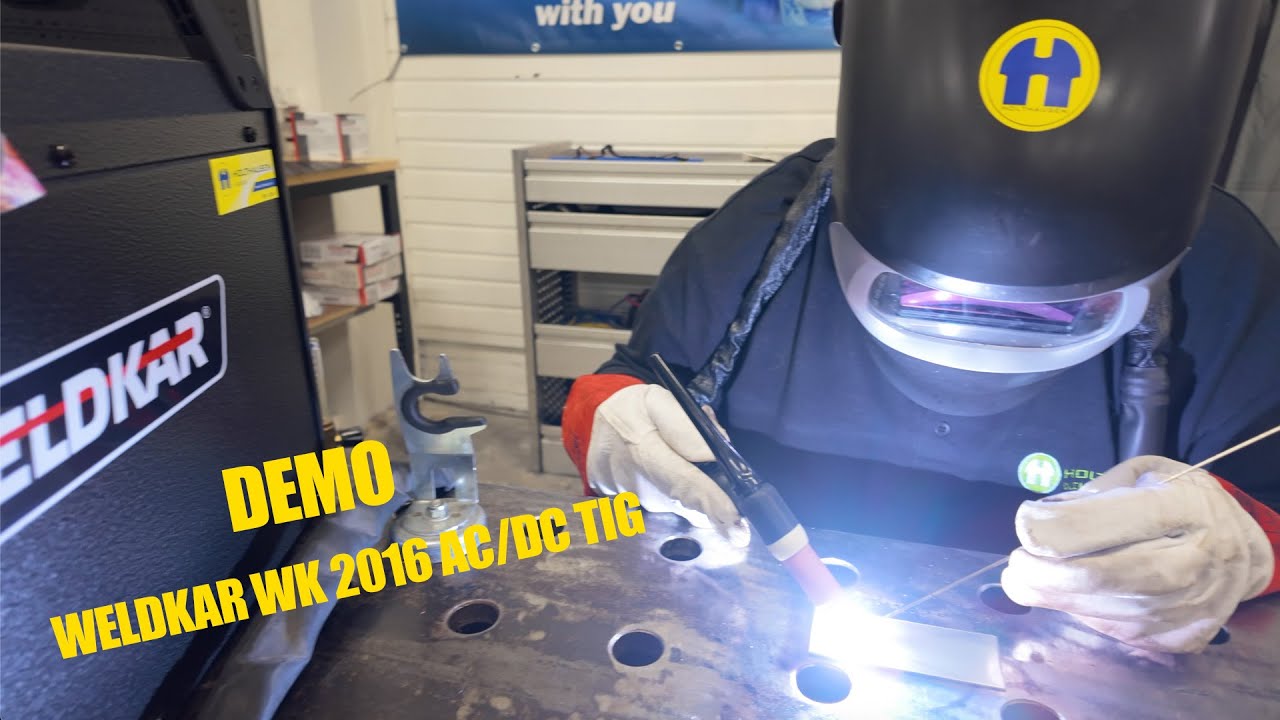 De Weldkar WK 2016 AC/DC TIG lasmachine testen