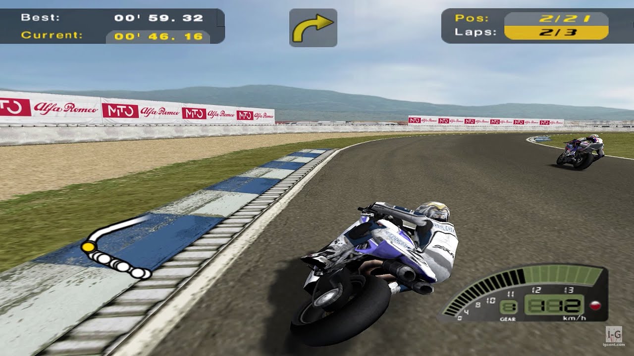 SBK 09: Superbike World Championship - PS2 Gameplay (4K60fps)