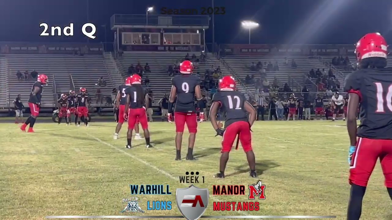 2023 Season - Week 1: Warhill at Manor