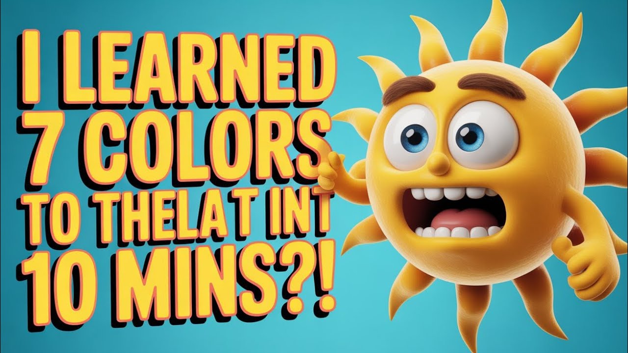 Learn Colors for Kids! 🌈 The Amazing Animated Color Crew | 10 Minute Educational Song