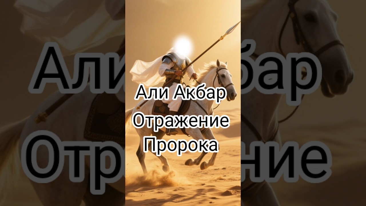 Али Акбар отражение Пророка в Кербеле#allah #islam #kerbela #aliakbar #ashura #imamhussain #muhammad